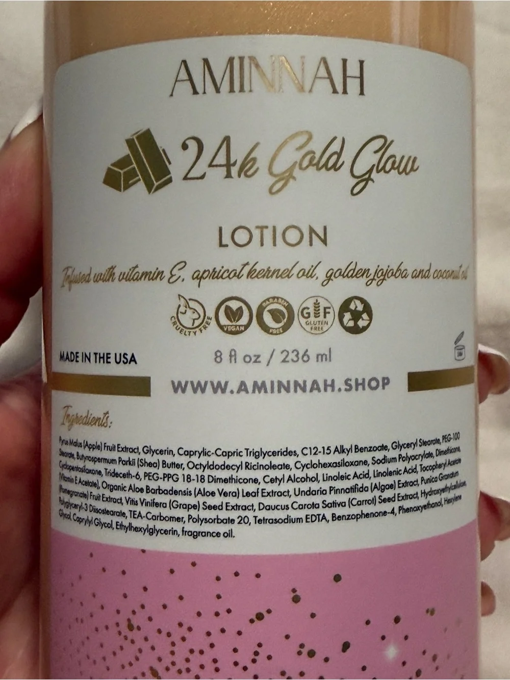 Aminnah 24k gold